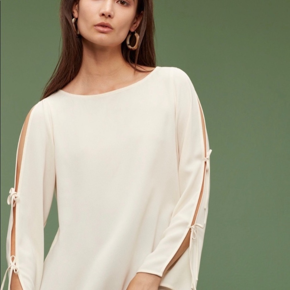 Wilfred Pozzi Blouse- L White (oak) NWT